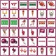 thumbnail image 2 of Juego De Correspondencias De Virginia Tech, 2 of 5