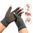 thumbnail image 6 of Adjustable and breathable 'fingerless, finger support, glove' compression gloves L, 6 of 8