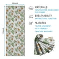 thumbnail image 2 of Light Gray Daisy Flower Pattern Hot Yoga Mat Towel Non Slip for Hot Yoga - Quick-Drying Yoga Mat Cover with 4 Corner Pockets with Travel Bag - Hot Yoga Towel Non Slip 70"x26", 2 of 6