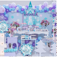 thumbnail image 3 of Globo Congelado Cumpleaños Decoraciones Niña, Azul, 3 of 5