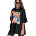 thumbnail image 3 of Plus Size Shirt for Women Black Tops for Women Short Sleeves Shirt for Women Easter 215 T Shirt Crewneck Shirt for Women XL, 3 of 5