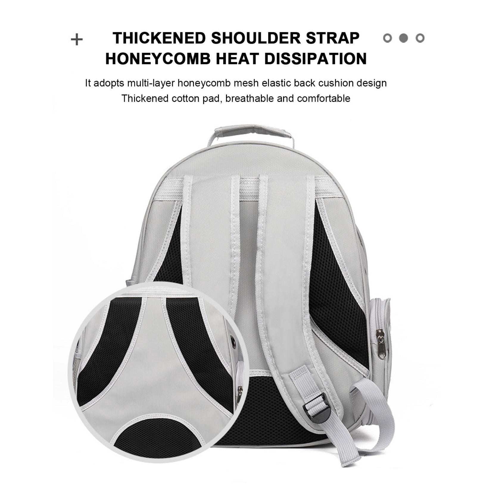 Cat Backpack Carrier, Pet Cat Carrier with Ventilated Design for Carrying Puppy Cats, Pet Carrier Back Pack Bag Space Capsule for Traveling/Hiking/Camping/Outdoors, Pet Carrier Airline Approved