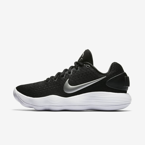 Nike W's Low TB 2017 Basketball Shoe, Black/Mtlc Silver, 12 B(M) US Walmart.com