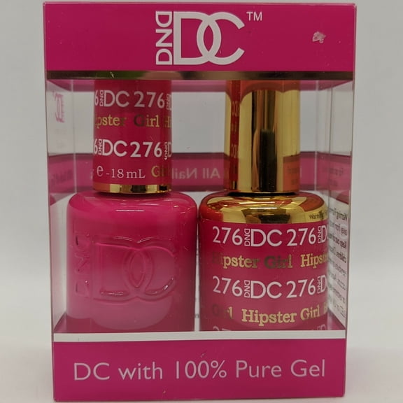 DND - DC Duo Soak off Gel & Matching nail polish, #276 - Hipster Girl