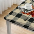 thumbnail image 5 of WYYP Plaid Pattern Leaf Square Fitted Table Cloths 100% Polyester Fiber 40*40, 5 of 8