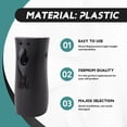 thumbnail image 7 of Automatic Air Freshener Spraying Dispenser, Wall/Standing Aerosol Spraying Dispenser with Remote Control Black, 7 of 7