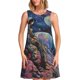 thumbnail image 1 of Fotbe Rainbow Astronaut Space Landscape Vestido de Verano sin Mangas para Mujer – Vestido Midi Línea A, Estilo Camiseta Floral, Vestido Playero Casual y Fluido, 1 of 7