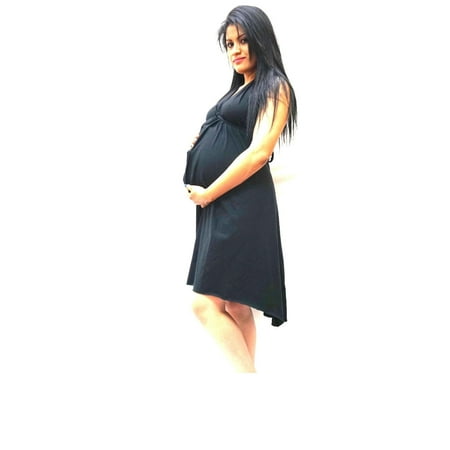 David Meister Gowns - david-C Cotton Jersey Maternity Labor Delivery Hospital Birthing Gown ONE SIZE