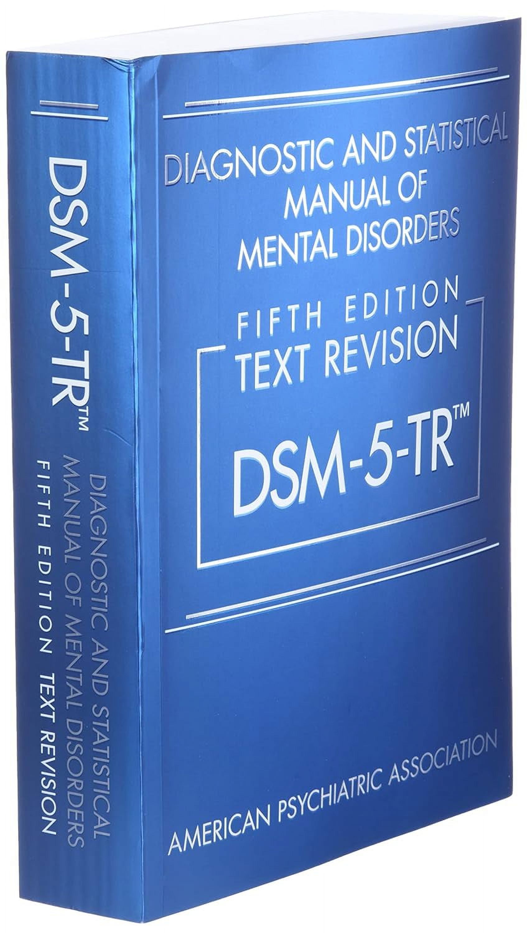 Diagnostic And Statistical Manual Of Mental Disorders Dsm 5 Tr 5th Edition With Tab Set And 8173