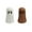 2-Brown + White, variant on BingTong Halloween Paper Mache Ghost Tabletop Decoration – Halloween Cute Ghost Figurine Friendly, Lightweight Tabletop Decor, Indoor Home Decor For Party Centerpiece 4In 1pcs White