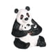 thumbnail image 3 of Escultura animal Panda Estatua Obra de arte Adorno decorativo de mesa Figura para Panda sentado, 3 of 9