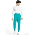 thumbnail image 4 of Cherokee Infinity Mens Scrub Jogger Pants, Pull-on with 4 Pockets Interior Drawstring Plus Size, IN204A, 2XL, Teal Blue, 4 of 5