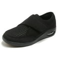 thumbnail image 1 of Zapatos para diabéticos ancho ajustable zapatos para hinchazón de pies para personas mayores alivio del dolor en el pie, 1 of 7