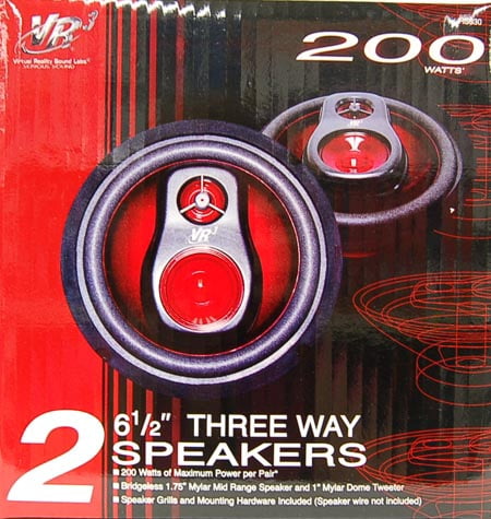 6.5" 3-Way Speaker, RS630