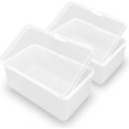 thumbnail image 1 of Clear Plastic Storage Case, Rectangular Box Containers with Lid for Collecting Small Items, Beads, Game Pieces, Business Cards, Crafts Accessories, 1 of 8