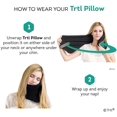 thumbnail image 3 of Pillows - Ultra Soft Travel Pillow Provides Scientifically Proven Neck Support - Machine Washable - Black, 3 of 5