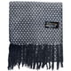 thumbnail image 4 of Bufanda Artesanal AlpacaCharcoalWhite 1Pza Gris Oscuro/Blanco 170cm x 21cm Hechas a Mano Alpaca., 4 of 4