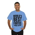 thumbnail image 3 of World's Best Farter I mean Father - Unisex Heavy Cotton Tee, 3 of 12
