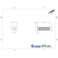 thumbnail image 2 of Fastenere Button Head Socket Cap Screws - M8-1.25 x 30MM (50-pack) Stainless Steel 18-8, Full Thread, Plain Finish, Flat Point, ISO 7380 Metric Screw Set, Easy to Install w/ Allen Hex Socket Drive, 2 of 4