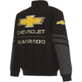 thumbnail image 2 of JH Design Men's Chevy Silverado Jacket an Embroidered Classic Twill Coat, 2 of 8