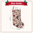 thumbnail image 3 of Bingfone Guitar Skull rock Print Personalized Christmas Stocking - Snowman Design Large 18 inch,Family Holiday Season Decor, 3 of 8