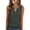 Army Green, variant on ANRABESS Womens Tank Top Waffle Knit Sleeveless Henley Shirts 2026 Summer Loose Button Up V Neck Dressy Casual Tops Clothes Brown Medium