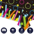 thumbnail image 3 of Tablecover Plastic Tablecloth Disposable Table Cover Birthday Party Decoration for Party Supplies (3 Pieces), 3 of 5