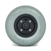 New Solutions CW191PB 8 x 2 in. Caster Wheel with 0.32 Bearings for Wheelchair, Set of 2