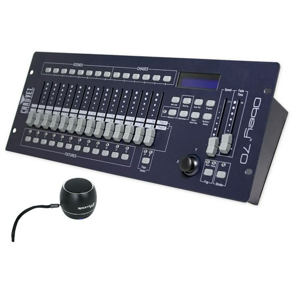 Chauvet DJ OBEY 70 DMX Controller Pressure Sensitive Joystick Bluetooth Speaker