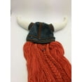 thumbnail image 3 of LeJulyeekay Adult Funny Hats Halloween Knit Viking Beard Hat Creative Wig Beanie Removable Beard, 3 of 3