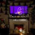 thumbnail image 3 of Halloween Neon Sign, Witch Hat Shaped Halloween Decoration LED Neon Sign Light, Purple Halloween Neon Light with USB Powered for, 3 of 7