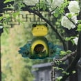 thumbnail image 4 of BallsFHK Metal Outdoor Courtyard Bird Feeder Hanging With Tray Decoration, 4 of 5