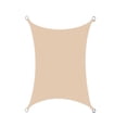 thumbnail image 2 of Toldo vela de sombra impermeable, toldo rectangular para protección solar, toldo vela para patio 2x3m Beige, 2 of 9