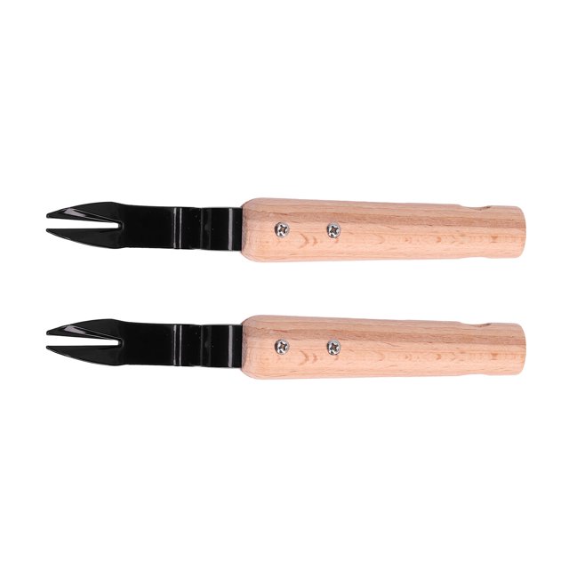 Remove Weeds Shovel, Planting Gadgets Forked Head Hand Weeder Wear Resistant Engineering Handle For Gardening Work For Digging Wild Vegetables
