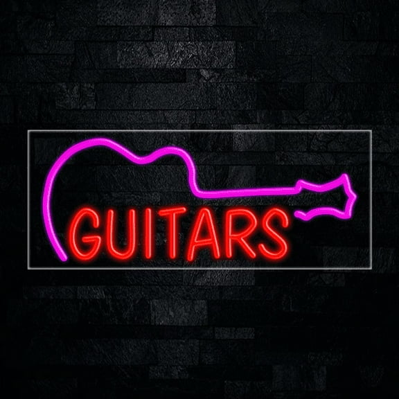 Guitars-LED Neon Sign 30"L x 12"H #30555
