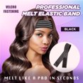 thumbnail image 6 of Ebo Melt Elastic Band Lace Melting for Lace Wigs 1/2" Inch ( Black ) - 4 Pack, 6 of 6