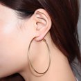 thumbnail image 1 of Womens Oversized Multi Earrings Big Round Large Hoop Earring Jewelry, 1 of 5