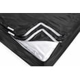 thumbnail image 3 of Silk Zip On Fitted Sheets King Size 78X80 - Includes 2 Zip On Sheets +1 Bottom Fitted Base - Fit's 16” In Deep Pocket - Easy to Use,Soft,Smooth -Fitted Sheet -Black - Color, 3 of 9