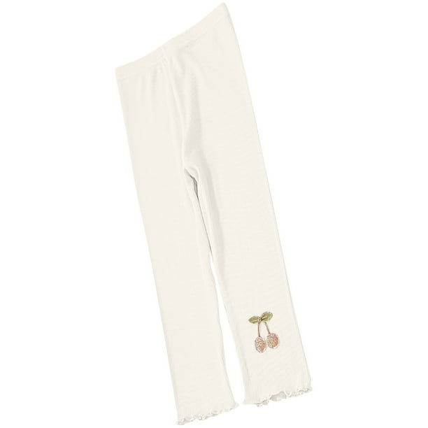Odeerbi 2-10 Años Niñas Mallas Elásticas de Modal Pantalón Cintura Media Pantimedias
