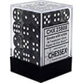 thumbnail image 3 of Smoke Translucent D6 Dice with White Pips 12mm (1/2in) Pack of 36, 3 of 3