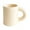White, variant on Eqslft Cute Ceramic Coffee Mug, Speckled or Solid Color Oversized Tea Cup, Unique Bubble Handle Mug for Coffee, Tea and Cocoa