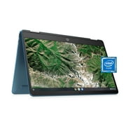 HP X360 14” Celeron 2-in-1 Touch 4GB/64GB Chromebook-Teal, Intel Celeron N4000, 4GB RAM, 64 GB eMMC, Teal, 14a-ca0030wm