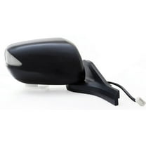63597H - Fit System Passenger Side Mirror for 10-14 Honda Insight EX Model, black, PTM cover, w/ turn signal, foldaway, Heated Power