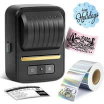 INKBIRD  Bluetooth Portable Label Maker Machine, Thermal Printer for 3/4" to 2" Labels, Wireless Sticker Printer for Home, Office, School