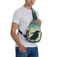 thumbnail image 4 of ZICANCN Crossbody Sling Bags for Women Men,Moon Raven Casual Shoulder Backpacks for Hiking Daypacks, 4 of 9