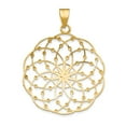 thumbnail image 3 of FB Jewels 14K Yellow Gold Rhodium Diamond Cut Sphere Pendant, 3 of 3
