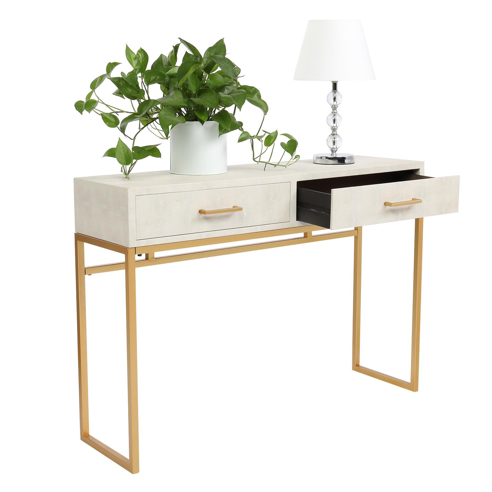 Ktaxon Console Table Sofa, Sofa Table Desk With Drawers