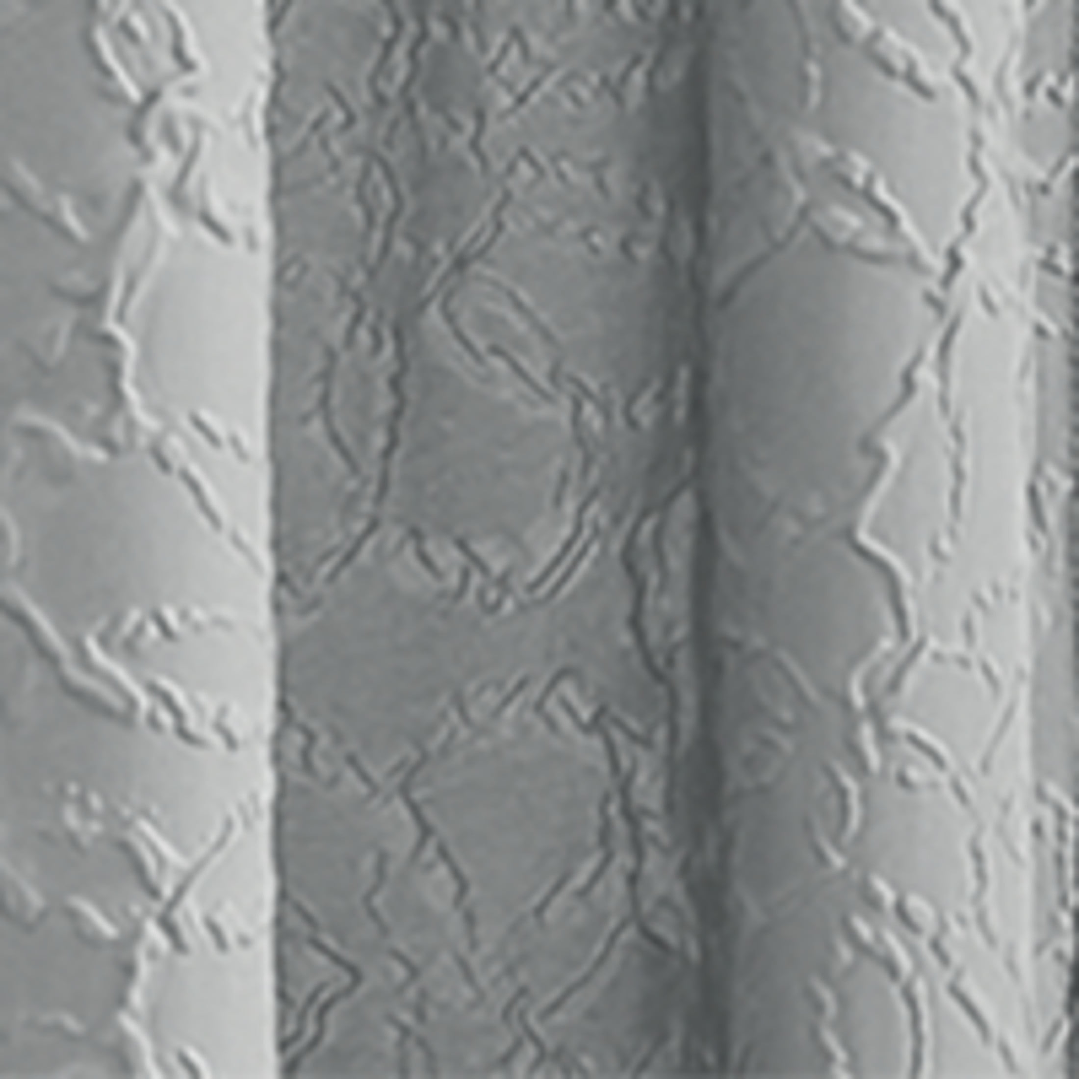 (2 pack) Mainstays Microsculpt Floral Rod Pocket Curtain Panels, Set of 2, Grey Flannel, 37" W x 84" L