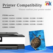 GI-290 Ink Refills Compatible for Canon GI-290 Ink Bottle for Canon PIXMA G4200 G3200 G4210 G2200 G1200 Printer ( Black Cyan Magenta Yellow, 4 Pack)
