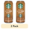 (2 pack) Starbucks Doubleshot Energy Coffee Energy Drink, 15 oz Can, Reduced Fat Milk